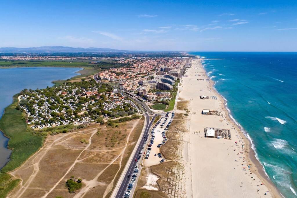 Appart T2 Calme - Centre De Canet - Parking - Clim Zewnętrze zdjęcie