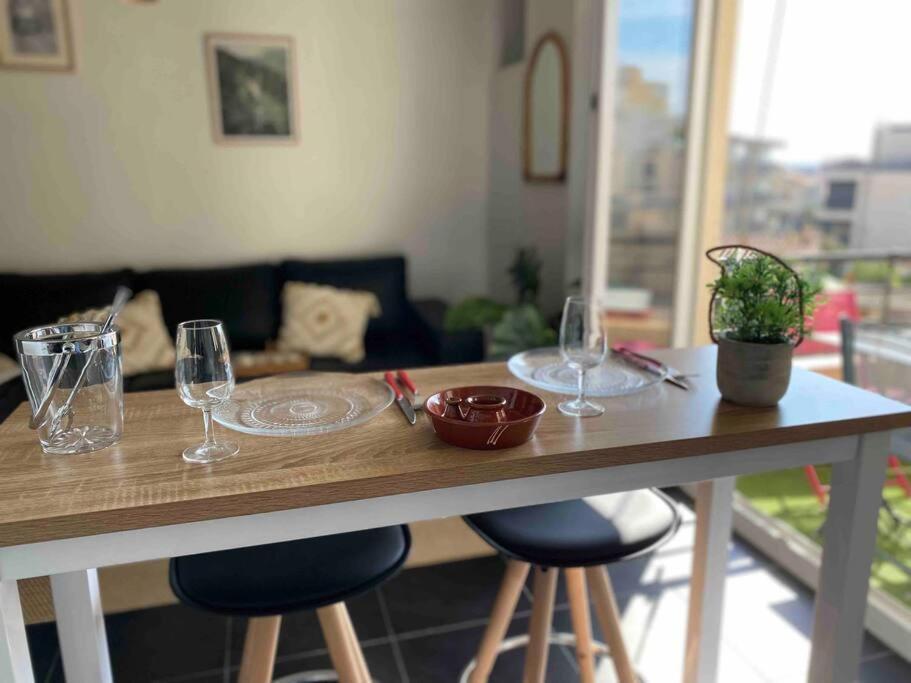 Appart T2 Calme - Centre De Canet - Parking - Clim Zewnętrze zdjęcie