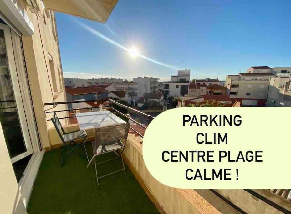 Appart T2 Calme - Centre De Canet - Parking - Clim Zewnętrze zdjęcie